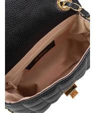 LESAC GIULIA Borsa tracolla catena in pelle dollaro  nero - Borse Donna - 7