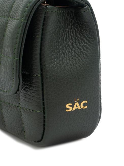 GIULIA Borsa tracolla catena in pelle dollaro  verde scuro - Borse Donna