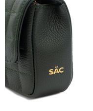 LESAC GIULIA Borsa tracolla catena in pelle dollaro  verde scuro - Borse Donna - 6