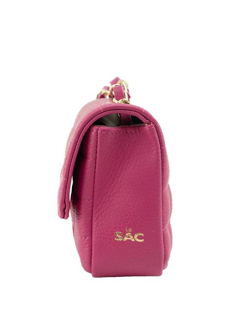 GIULIA Borsa tracolla catena in pelle dollaro  fuxia - Borse Donna