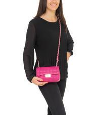 LESAC GIULIA Borsa tracolla catena in pelle dollaro  fuxia - Borse Donna - 4