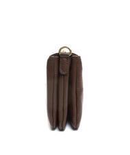 LESAC SIMONA Borsa a tracolla tris pelle dollaro moka - Borse Donna - 7