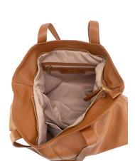 LESAC MARTINA Borsa shopper morbida in pelle dollaro cuoio scuro - Borse Donna - 6