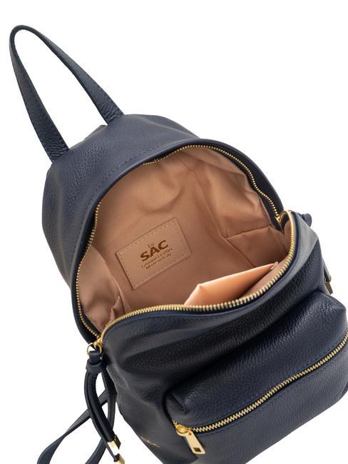 VANESSA Zaino in pelle dollaro blu notte - Borse Donna