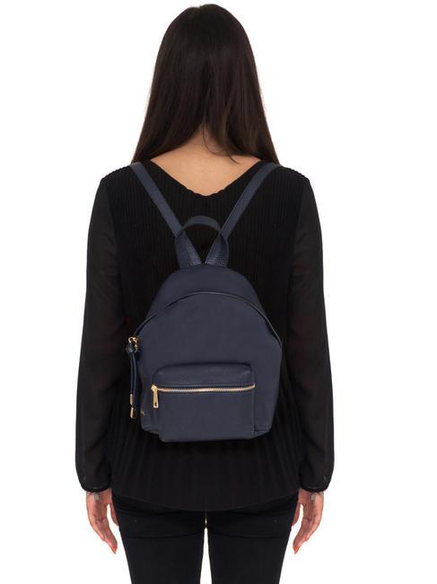 VANESSA Zaino in pelle dollaro blu notte - Borse Donna