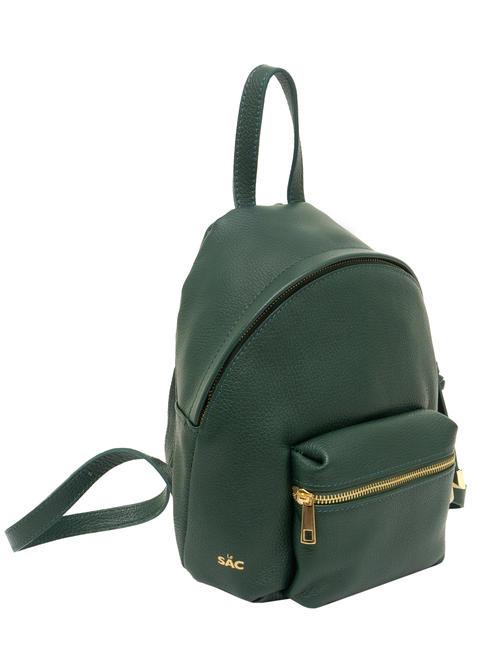 VANESSA Zaino in pelle dollaro verde scuro - Borse Donna