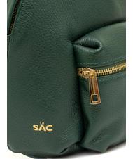 LESAC VANESSA Zaino in pelle dollaro verde scuro - Borse Donna - 5
