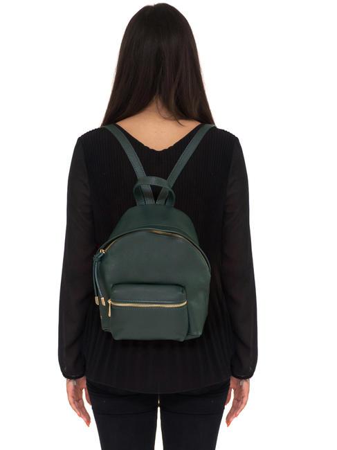VANESSA Zaino in pelle dollaro verde scuro - Borse Donna