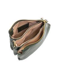 LESAC SIMONA Borsa a tracolla tris pelle dollaro verde scuro - Borse Donna - 6