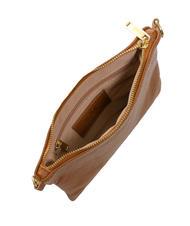 LESAC ROBERTA Pochette in pelle dollaro cuoio scuro - Borse Donna - 6