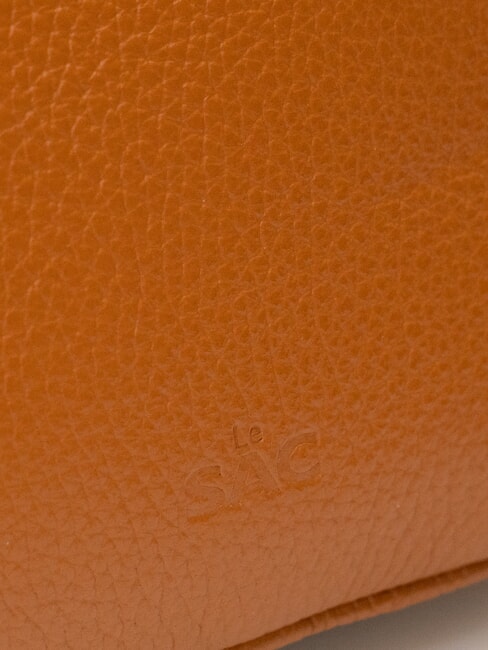 LUCIA Borsa pelle dollaro doppia tracolla  cuoio scuro - Borse Donna