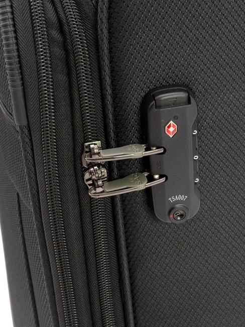 LIGHT FLY Trolley Medio, Espandibile nero - Trolley Semirigidi