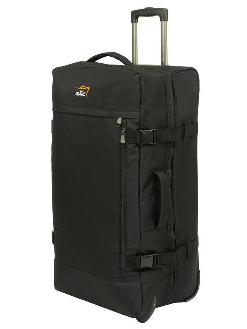 GLOBETROTTER Trolley extra-grande comprimibile nero - Trolley Semirigidi