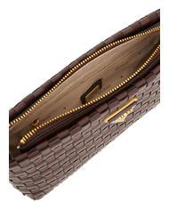 GUESS LISBET Borsa a spalla intrecciata mahogany - Borse Donna - 3