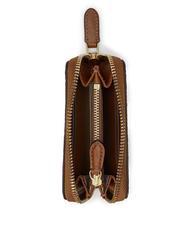 RALPH LAUREN LOGO EMBOSSED Portafoglio zip piccolo in pelle lauren tan7 - Portafogli Donna - 2