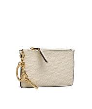 RALPH LAUREN LOGO EMBOSSED Portacarte in pelle con portachiavi vanilla6 - Portafogli Donna - 3