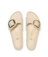BIRKENSTOCK MADRID BIG BUCKLE Ciabatta in pelle vernice shine ecru - Scarpe Donna - 3