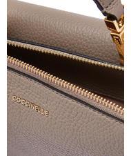 COCCINELLE ARLETTIS Signature Mini Bag a mano, con tracolla warm taupe - Borse Donna - 4