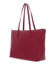 COCCINELLE GLEEN Shopping Bag in pelle garnet red - Borse Donna - 4