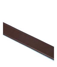 PIQUADRO BLUE SQUARE Cintura reversibile nero mogano - Cinture - 2