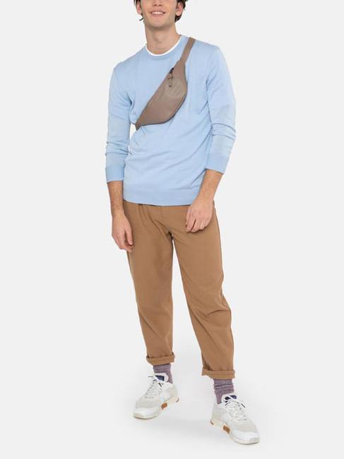 SPRINGER Marsupio taupe leather - Marsupi