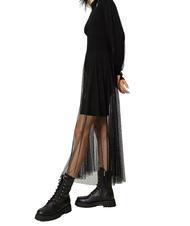 TWINSET URBAN Anfibi in pelle nero - Scarpe Donna - 5