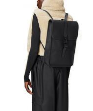 RAINS BACKPACK MINI Zaino impermeabile black - Zaini Scuola & Tempo Libero - 4