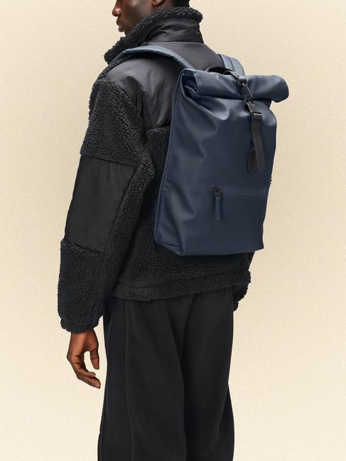 ROLLTOP RUCKSACK Zaino impermeabile grande navy - Zaini Scuola & Tempo Libero