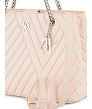 ARMANI EXCHANGE QUILTED Borsa a spalla trapuntata nude - Borse Donna - 3