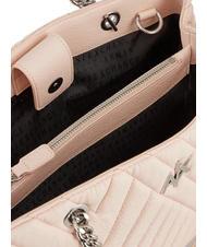 ARMANI EXCHANGE QUILTED Borsa a spalla trapuntata nude - Borse Donna - 4