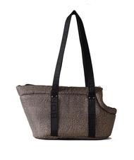 BORBONESE PETS Trasportino imbottito small OP/NATURALE/NERO - Articoli per animali - 3