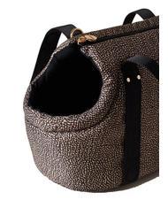 BORBONESE PETS Trasportino imbottito small OP/NATURALE/NERO - Articoli per animali - 4