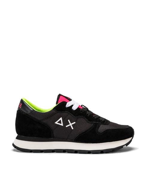 ALLY SOLID Sneakers nero/giallo fluo - Scarpe Donna