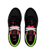 SUN68 ALLY SOLID Sneakers nero/giallo fluo - Scarpe Donna - 3