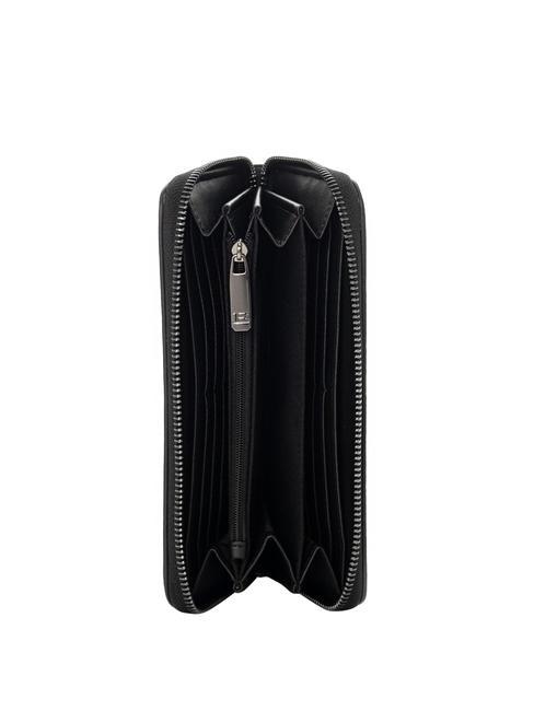 PESSY Portafoglio zip grande black - Portafogli Donna