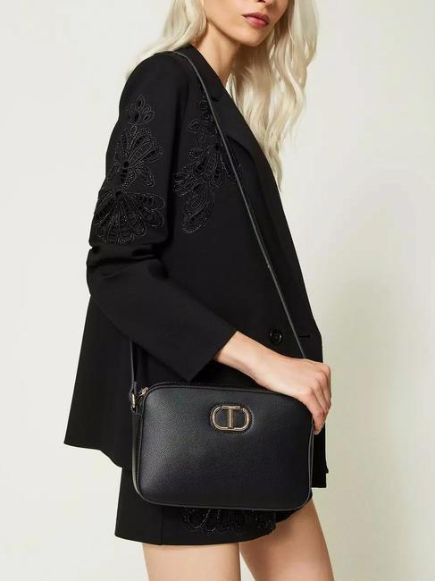 OVAL T Camera case a tracolla nero - Borse Donna