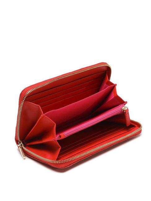 ASTILBE Portafoglio quilted zip around strawberry - Portafogli Donna