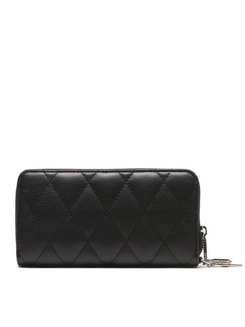 ASTILBE Portafoglio quilted zip around NERO - Portafogli Donna