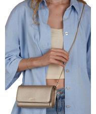 LIUJO CALIWEN Portafoglio pochette tracolla Light/Gold - Portafogli Donna - 5