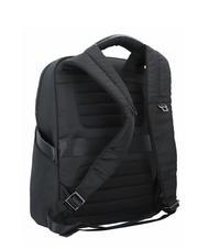 PIQUADRO WALLABY Zaino in pelle e tessuto, porta pc 14", ok Ryanair Nero - Zaini da lavoro porta PC - 4