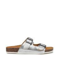 DOCKSTEPS VEGA  Sandalo in pelle laminata due fibbie - Scarpe Donna