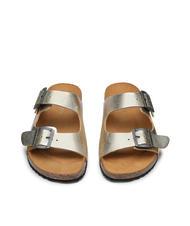 DOCKSTEPS VEGA  Sandalo pelle laminata due fibbie platinum - Scarpe Donna - 3