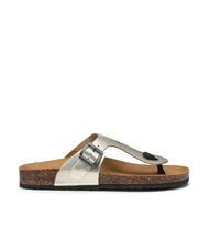 DOCKSTEPS VEGA 2290 Sandalo infradito in pelle laminata platinum - Scarpe Donna - 2