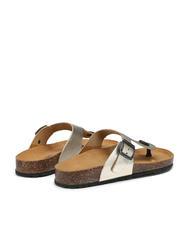 DOCKSTEPS VEGA 2290 Sandalo infradito in pelle laminata platinum - Scarpe Donna - 4
