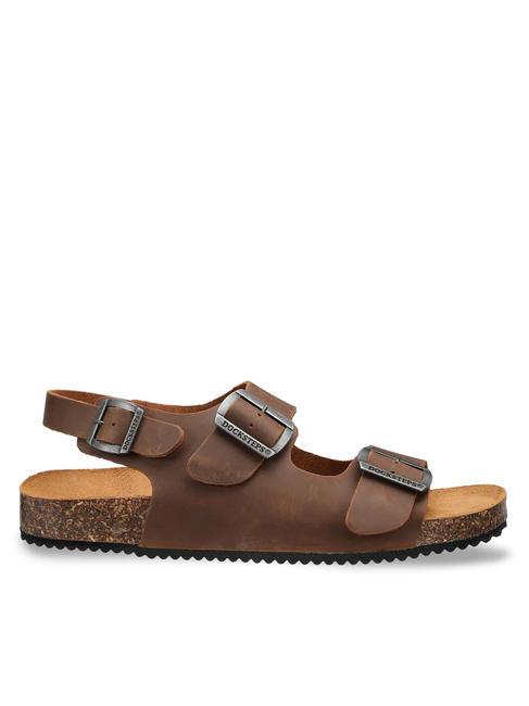 VEGA 2288 Sandalo francescano in pelle dark brown - Scarpe Uomo