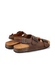 DOCKSTEPS VEGA 2288 Sandalo francescano in pelle dark brown - Scarpe Uomo - 4