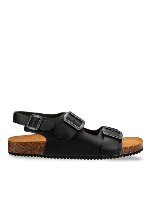 VEGA 2288 Sandalo francescano in pelle nero - Scarpe Uomo