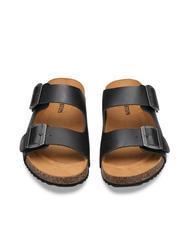 DOCKSTEPS VEGA 2286 Sandalo in pelle doppia fibbia nero - Scarpe Uomo - 3