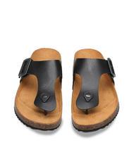 DOCKSTEPS VEGA 2284 Sandalo infradito in pelle con fibbia nero - Scarpe Uomo - 3