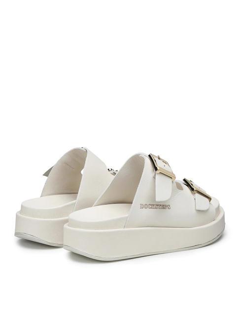 CATALINA Sandalo alto in pelle white - Scarpe Donna